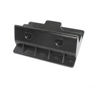 Support de montage de panneau solaire en ABS blanc ou noir pour toits plats, camping-cars, bateaux et camping-cars - Support de toit sécurisé, étanche et ventilé à angle droit (1 pièce (noir à angle