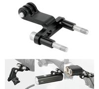 Support de montage de phare avant de vélo pour feux de vélo, corps en alliage d'aluminium, fermeture en acier inoxydable, convient aux lampes de poche de diamètre 18 à 30 mm (D)