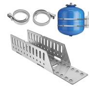 Support de montage de réservoir d'expansion pour chauffe-eau, support de réservoir d'expansion thermique avec 2 sangles antisismique, supporte des réservoirs d'eau chaude de 5