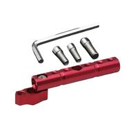 Support de montage de rétroviseur de moto, support de colonne de rétroviseur de moto, support de colonne de scooter en d'aluminium pour feu de conduite, rappel du mot