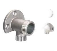 Support de montage de robinet en acier inoxydable avec design convertible pour applications de robinet de 10,2 cm dans les zones de buanderie et utilitaires (D)