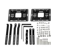 Support de Montage de sacoches rigides Universel à dégagement Rapide, Supports de Support de boîte latérale de Moto Gauche Droite pour Valise latérale de 18l