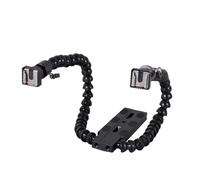 Support de Montage de Support de Flash de Chaussure Chaude à Double Bras Flexible pour Accessoires D'Appareil Prise de vue Macro