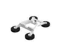 Support de Montage de Toit Magnétique pour Starlink Gen 3, 4 Bases Magnétiques, Utilisé pour les Camping-Cars, les Bateaux, les Camions, Blanc