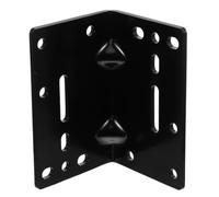 Support de Montage de Treuil Robuste en Acier Noir pour Remorque | Plaque D’angle Droit, Compatible Attelage Récepteur, Stabilité Accrue, pour Récupération Véhicule et Atv