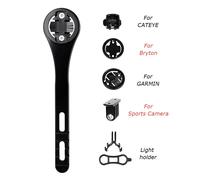Support De Montage D'ordinateur Pour Guidon De VéLo De Route, Pour Garmin/Cateye/Bryton, Support De CaméRa De Sport Pour Ordinateur De VéLo, Support De Lampe De Poche