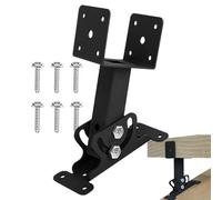 Support De Montage Du Toit Surélevé | Angle Réglable Résistant Aux Intempéries | Support de Toit pour Pergola en Métal - Pour Jardin Véranda Cour Arrière Professionnels Propriétaires Résidents