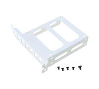 Support de montage en métal pour disques durs 2,5"/3,5" - Support de montage sur panneau arrière - Plateau adaptateur pour disques durs - Rack de disque dur
