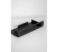 Support de montage en rack 1U pour UniFi Flex 2.5G USW-Flex-2.5G-8 & USW-Flex-2.5G-8-PoE (196 W) Compatible 10" et 19" (Rouge, pour 1 USW-Flex-2.5G-8-PoE droite + ouverture)