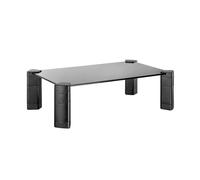 Support de montage en verre Aisens pour moniteur/ordinateur portable - Couleur noire