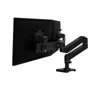 Support de montage - ERGOTRON - LX Pro - Pour 2 écrans jusqu'à 27" - Noir - Hauteur réglable 33 cm