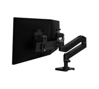 Ergotron - Bras moniteur LX Pro Premium Dual - 2 x 27" (4,1 kg) VESA - Noir mat