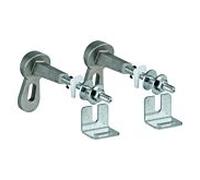 GROHE Support de montage Rapid SL 38733000 avec support mural et matériel de fixation, 2 pièces