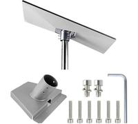 Support de Montage Kit Complet pour Starlink Mini Gen 3 Antenne Satellite- Inclut Support Plat Standard V3 et Accessoires de Fixation