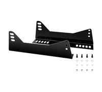 Support de montage latéral en acier pour siège baquet uniquement compatible avec Bride, Recaro, Sparco, OMP, avec kit d'installation (2 supports)