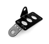 Support de Montage Latéral Réglable en Alliage D'aluminium pour Moto Durable pour la Plupart des Motos, Vélos de Rue, Cruiser/Chopper Dirt Bike Noir 7,09" X 4,06" pour Décorer Votre