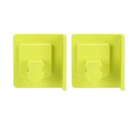 Support de Montage Mural, 2 Pièces Support de Montage Mural ABS Porte-outil Support de Support Kit d'accessoires pour Structure Robuste Ryobi, Facile, Porte-outils