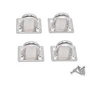 Support de montage mural au plafond M6 avec crochet en acier inoxydable pour sangle de suspension, ensembles de musculation, hamac aérien, bande de résistance, équipement de boxe