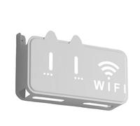 Support De Montage Mural De Routeur | Support De Routeur Acrylique Adhésif Arrière Pour Montage Mural - Support De Routeur Multifonctionnel, Étagère Décorative Pour Câbles Pour Ensemble