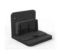 Support de Montage Mural Multi-Compatible, roulement Robuste, Gain de Place, Petit équipement, Support de boîtier TV(Black)