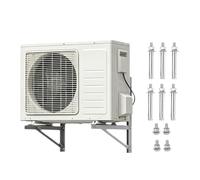 Support de Montage Mural pour Climatiseur Mini Split | Lot de 2 supports robustes en acier inoxydable | en Acier Inoxydable - Pour Pompe à Chaleur Système Compresseur Extérieur
