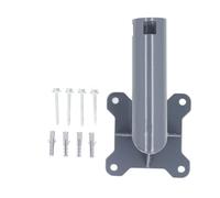 Support de montage mural robuste pour poteau en fer V2, base stable pour tellite, construction en fer, forte capacité de charge, installation polyvalente