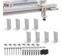 Support de montage photovoltaïque pour toit en tuiles d'acier de couleur, pied en L, 8 pièces, support en alliage d'aluminium pour