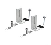 Support de montage photovoltaïque stable en L pour toits de tuiles, solution de support de panneau solaire en alliage d'aluminium