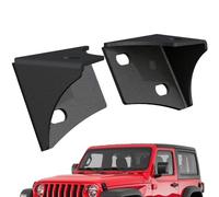 Support de montage pour barre lumineuse de pare-brise | 2 pièces de charnière tout-terrain, support de lumière anti-poussière pour pare-brise | pour VTT, motocross, moto tout-terrain, véhicule