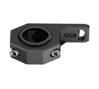 Support de Montage pour Barre Lumineuse Moto, Noire Pince Tube Réglable | Caoutchouc et Alliage D'aluminium, Angles Ajustables, pour Barres Jusqu'à 3cm, Usage Moto