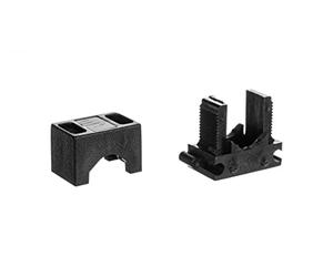 Support de montage pour câbles UM 16 Noir 12.16/50pcs/elektro-plast Spatule 5905548280370