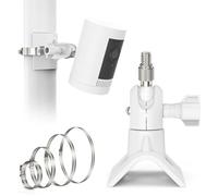 Support de montage pour caméra Blink Camera Pole - Support mural réglable à 360° pour caméra intérieure et extérieure - Support universel pour Eufy Cam/Blink 4ème génération (blanc)