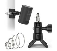 Support de montage pour caméra Blink Camera Pole - Support mural réglable à 360° pour caméra intérieure et extérieure - Support universel pour Eufy Cam/Blink 4ème génération (noir)