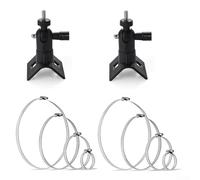 Support de montage pour caméra EufyCam 1/2/2C/2C Pro/3/3C/E et Pro 2/3, support mural réglable avec vis de 6,35 mm, rotation à 360 degrés, inclinaison à 90 degrés, s'adapte