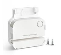 Support de montage pour capteur de porte de garage pour capteur de contact Ring Alarm 2e génération, support sécurisé à clipser, décoller et coller ou installer à vis, blanc (capteur non inclus)