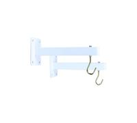 Kimex Équerres de fixation pour écran de projection – Coloris blanc – Pack de 2