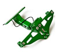 Support de Montage pour H-Onda CB650R CB650F CB 1000R 1000RR CB1300 CB1000 ABS Moto Support Réglable De Plaque D'immatriculation Cadre(Green)