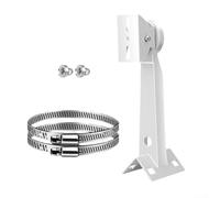 Support de montage pour mât d'appareil photo en alliage d'aluminium conçu pour une installation permanente en extérieur sur poteaux verticaux