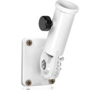 Support De Montage Pour Mât De Drapeau Multi-Positions Avec Matériel - En Aluminium - Résistant Et Sans Rouille - 1 "De Diamètre (Noir)