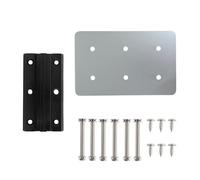 Support de montage pour pied de table pivotant pour camping-car Noir