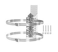 Support de montage pour réservoir d'expansion | Support de réservoir d'expansion thermique | Support d'azote propane pour poteau de 13 pouces ou 33 cm de diamètre, supports de montage pour poteaux