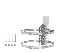 Support de montage pour réservoir d'expansion, support mural réglable pour réservoir d'expansion thermique avec 2 sangles de tremblement de terre pour réservoir d'azote et de propane