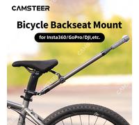 Support de montage pour siège arrière de vélo Camsteer, vue de la troisième personne, supports de caméra GoPro 13 12 pour Insta360 X6 X5 AcePro DJI Osmo360 Action 6 5Pro