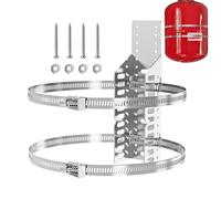 Support De Montage Pour Vase D'expansion - Ajustement Réglable En Métal | Support Mural Pour Vase D'expansion Thermique Avec Sangles En Acier Inoxydable | Supporrt Sécurisé Pour Les Réservoirs De 5 Ga