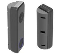 Support de Montage Réglable Angle 15-50° Convient pour Eufy Sonnette Caméra S330 S210 S220 E340 C210 - Support Mural - Plastique renforcé de fibres - Vis incluses