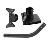 Support de montage réglable en métal avec rotation à 360 degrés pour antennes satellites avec option d'installation au plafond ou au mur, adaptateur de montage en métal