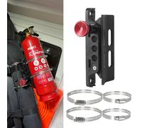 Support de montage réglable pour extincteur de voiture, adapté au support d'extincteur Jeep Wrangler Sport/ JK/ Sahara Rouge