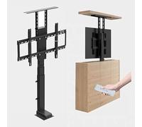 Support De Montage Réglable pour Téléviseur, Support De Levage Motorisé pour Téléviseur, Support De Téléviseur Motorisé avec Télécommande Pouvant Être Caché dans L'armoire(710-1610mm 40-70in TV)