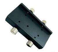 Support de montage robuste de 33 mm fabriqué en alliage d'aluminium sablé pour une installation précise du module industriel