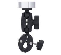 Support de Montage Satellite Fuchooky en Alliage d'aluminium, Pince Robuste, Angle réglable, avec Adaptateur pour Camping-Cars, Yachts (Silver Adapter)